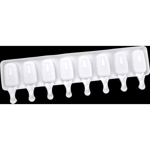 8 oval French ice cream mold Silicone mold Popsicle mold DIY baking tools