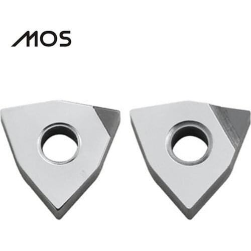 MOS Diamond Insert PCD CBN Machinery Lathe Cutting Tool Insert WNMG080402 WNMG080404 WNMG080408 Aluminum Steel Turning Tool