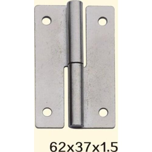 Freeshipping 62*37*1.5mm Iron Metal Hinge Sewing Machine Folding Table Furniture Flip Tray Hinges Big Door Hinges