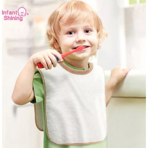 Infant Shining Feeding Bib Adjustable Waterproof Saliva Dripping Bibs Edible Silicone Saliva Towel Drooling Feed Smock Stuff