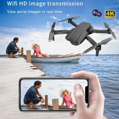 E99 Pro2 RC Mini Drone 4K HD Dual Camera WIFI FPV Professional Aerial Photography Helicopter Foldable Quadcopter Dron Toy rc car