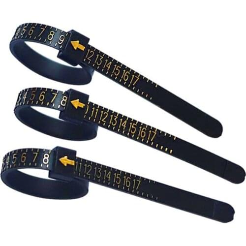 Measuring Finger Standard Ring Circle US/Hong Kong/Japan/Europe/UK Tape Ruler Jewelry Accessory Measure Gauge Tool