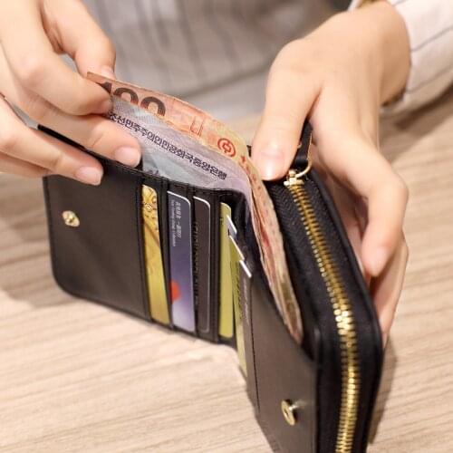 Women Small Wallet Zipper Clutch Coin Purse Female Bag Portefeuille Femme Fashion Women Short Wallet Plaid Purse Card Holder