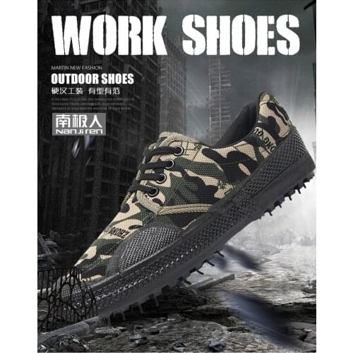 Lightweight Safety Shoes Men Camouflage Work Shoes Construction Indestructible Shoes Work Sneakers Men Shoes Security