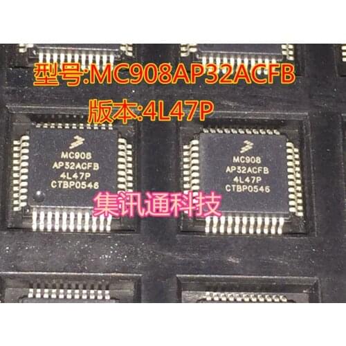 MC908AP32ACFBE 4L47P MC908AP32A MC68HC908AP32ACFBE MC908 AP32ACFBE MC908AP32 QFP44 Car memory chips 5PCS/LOT