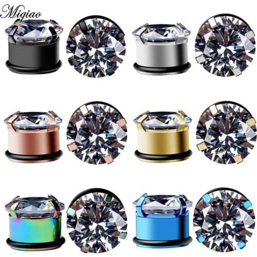 Miqiao Hot sale stainless steel pinna 5mm-20mm ear expansion ear piercing jewelry Ear Plugs