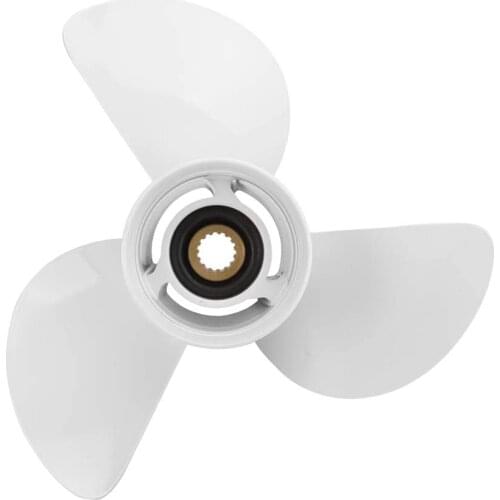 Marine 13 1/4 x 17-K | 6E5-45945-01-EL Upgrade Aluminum Outboard Propeller fit Yamaha Engines 60HP-115HP