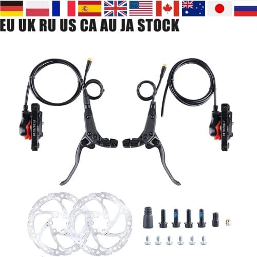Electric Bike Hydraulic Brake Set MTB eBike Hydraulic Disc Brake for Bafang BBS Motor 3pin connector M355 Bicycle Power Cut Off