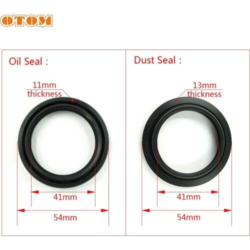 OTOM Motorcycle Wheel Hub 41*54*11mm Oil Seal And 41*54*13mm Dust Seal For HONDA KAWASAKI YAMAHA SUZUKI FLST Motocross Accessory