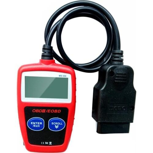 Code Reader MS309 Scanner OBDII EOBD CAN Car Engine Auto Diagnostic Tool Vehicle Check Engine Light Analyzer for Most Vehicles