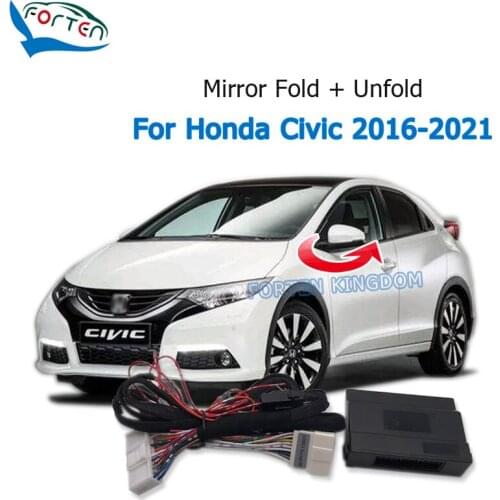 Forten Kingdom Car Side Rear Mirror Folding Module For Honda CIVIC 2016-2021 Rear View Mirror fold unfold