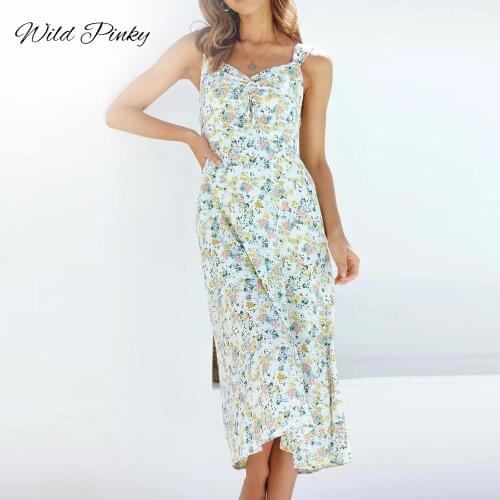 Зеленые летние платья WildPinky China At AliExpress