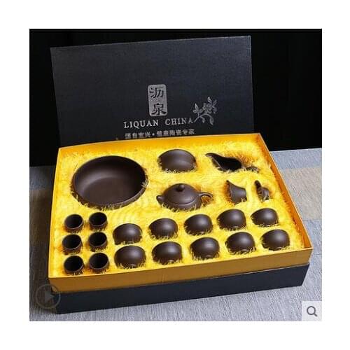 Yixing kung fu Teaset Handmade Purple sand teapot teacup gaiwan Tureen tea ceremony