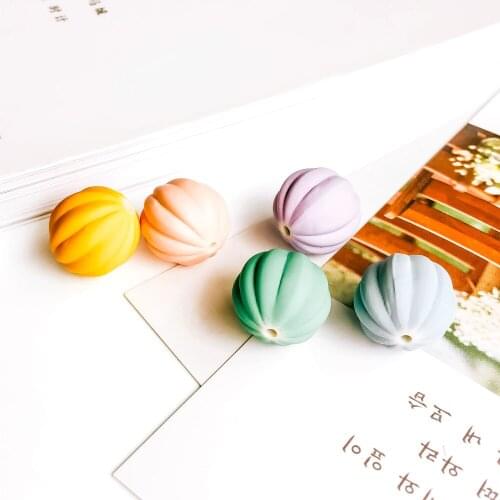 ZEROUP Multicolors Candy Round Beads Bracelet Eardrop Pendant Accessories Necklace Charms Jewelry Components Diy Material 20pcs