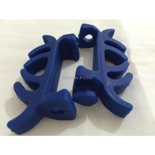 10 PACKS archery hunting compound bow stabilzer set string silencer blue color 9 in 1