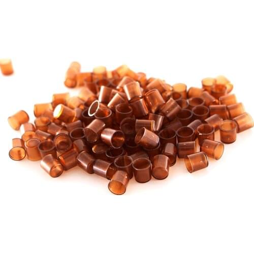 1000pcs Beekeeping plastic rearing queen bee tools bees king tools cell cells brown cage cup rear breeding apicultura supplies