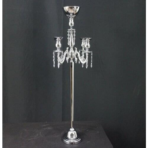 12pcs)Mental Candelabra Deco Style Mental Gold Color Candle holders Candelabra flower stand centerpieces qq322
