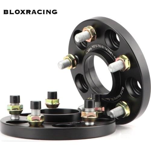 2/4Pieces 15/20mm 7075 aluminum forged wheel spacer adapter PCD 5x114.3 CB = 66.1mm(ID = OD) M12*1.25, suit for NISSAN Infiniti