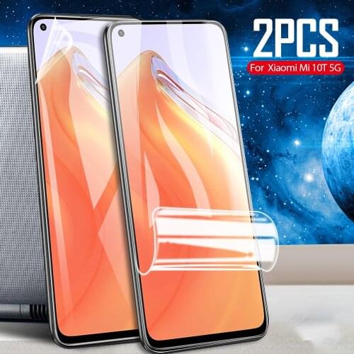2PCS Soft Hydrogel Front Film For Xiaomi Mi 10T Pro Ultra 5G Not Glass Phone Screen Protector For Xaiomi Mi 10 Lite Pro Note 10