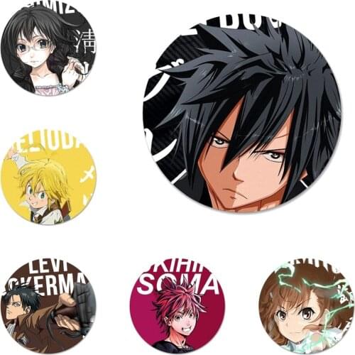 58mm Anime Protagonist Cool Kitchen Home Decor Refrigerator Magnetic Stickers bottle Beer Opener
