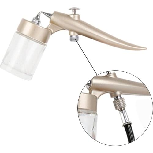 Dual Action Airbrush Mark Gun MK200 Portable Air Brush Paint Spray Pen 20CC Glass Cup No Need Cleaning Design