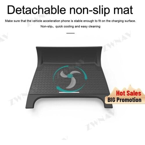 QI car wireleess charger for Range Rover Discovery Sport/Discovery 2015-2019 Infrared Fast Wireless Charging Car Phone Holder