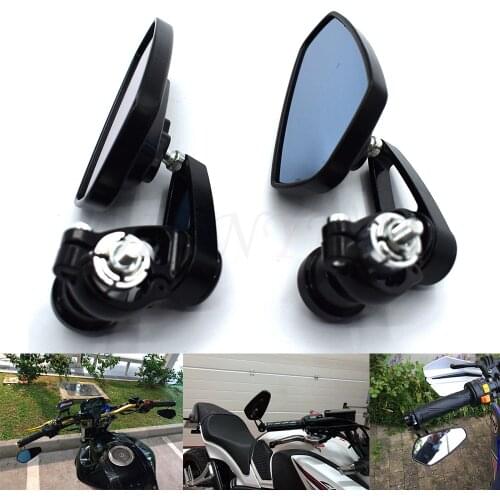 Motorcycle Mirror Handlebar Side Handle Bar Ends Mirror FOR YAMAHA R6 R1 MT 09 TMAX XMAX WR 125 250 FOR KTM DUKE 690 125 200 390