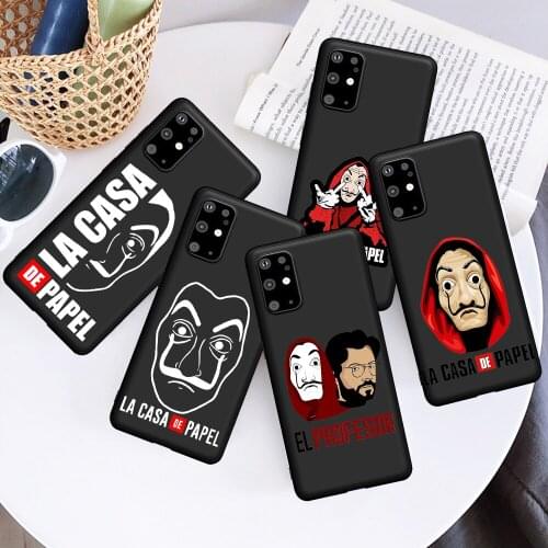 Spain TV Money Heist House Paper La Casa de for Samsung Galaxy S7 Edge S8 S9 S10e S20 S21 Note 8 9 10 20 Ultra Plus Phone Case