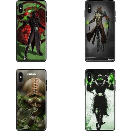 High Top Black Soft Painted Cover Phone Case Mortal Kombat Ermac For Samsung Galaxy A5 A6 A7 A8 A10 A10S A20 A20S A20E A21S