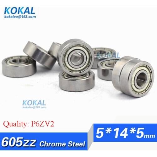 [CM605ZZ-P6]Free Shipping 10pcs chrome steel bearing 60015ZZ 830015ZZ 605-2Z bearing 5mm*14mm*5mm