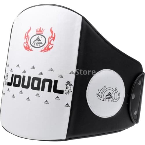 Boxing Sanda Waist Shield Muay Thai Martial Art Chest Guard Belly Pad MMA Protector Belt
