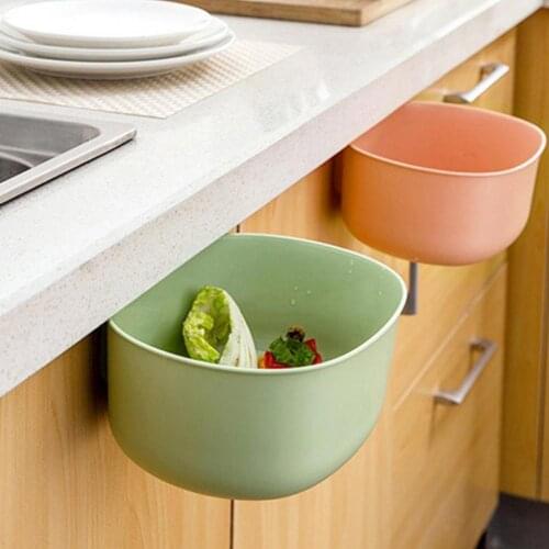 Hot Kitchen Cabinet Hanging Garbage Waste Bin Can Trash Barrel Storage Container Hot