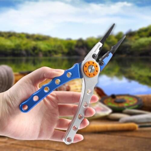 Hercules Fishing Pliers Multifunctional Stainless Aluminum Alloy Fishing Tackle Tool Hook Remover Fishing Line Cutter Plier