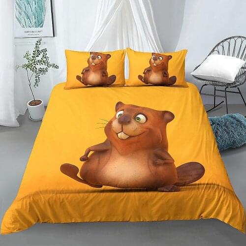Animal Design Bedding Sets 3D Duvet Cover Bedclothes Twin/Queen/King Size Bed Room For Kids Bedding Quilt Cover with Pillowcase