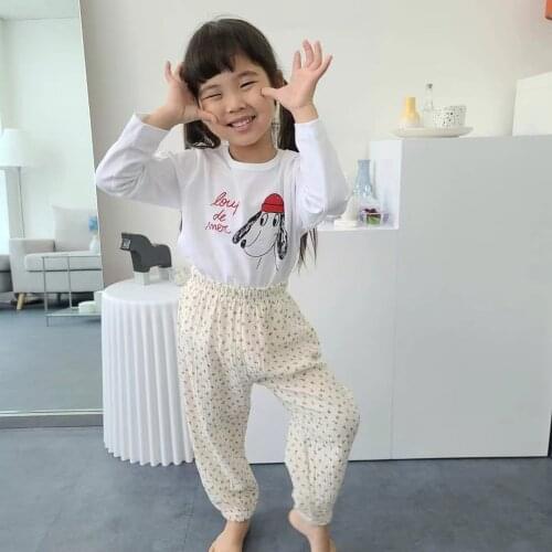 Korean baby pants red baby pants soft and breathable childrens pants in summer 2021 toddler pants