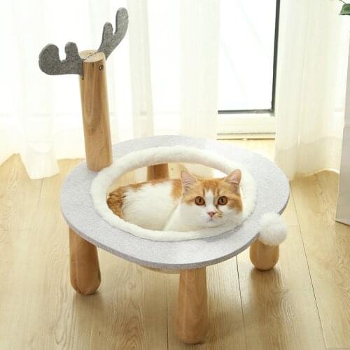 Creative Pet Cat Nest Space Capsule Cat Nest Spherical Transparent House Pet Sleeping Mat Supplies