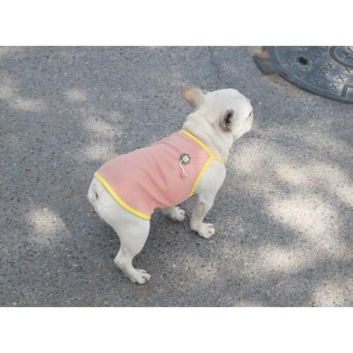 Summer Pet Clothes Tshirt Cat Dog Sling Vest Dog Breathable Vest Sleeveless Small Medium Dog Accessories Pet Supplies Cat Vest