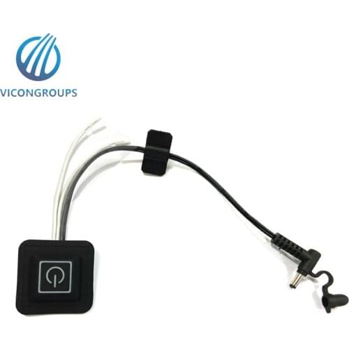 7.4V Rechargeable battery heated socks electrical motorcycle warm ski winter safety heated gloves switch