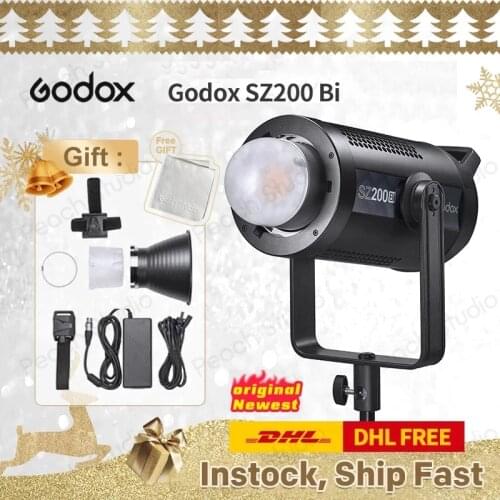 Newest Godox SZ200 Bi Bi-Color LED Video Light (2500-6500K, 150W) for tiktok youtube live photography studio PK Aputure Jinbei