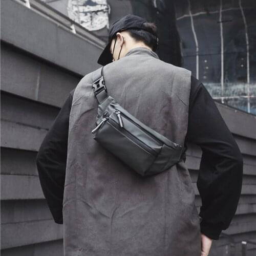 New trendy mens bags, fashion chest bags, crossbody bags, casual bags, small slung mobile phone bags, Korean shoulder bags