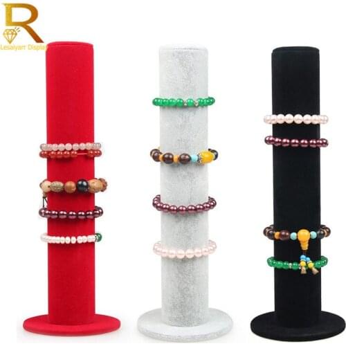 Wholesale Bracelet Hair Accessory Storage Rack Vertical Jewelry Bracelet Bangle Display Organizer Holder Bar Stand