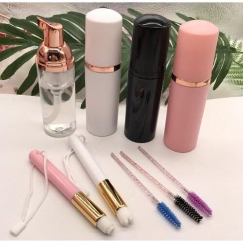 Eyelash Foam Cleanser Shampoo For Eyelashes Extensions Brushes Eye Cleaning Lashes Extension No Stimulation Makeup Clean Tools