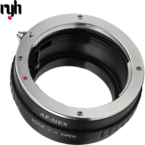 RYN AF-NEX Adapter Ring For Sony Alpha Minolta Af A-type Lens To Nex 3,5,7 E-mount Camera