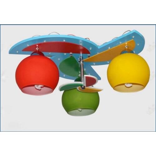 Ceiling Lights with 3 Heads for Baby Boy Girl Kids' Bedroom Ceiling Lamps Children Room Art Decor LED Home Lighting