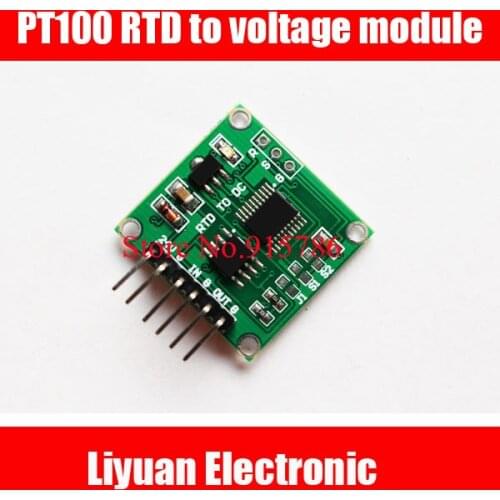 PT100 RTD to voltage module / PT100 to 0-5V 0-10V linear conversion / pt100 temperature transmitter module