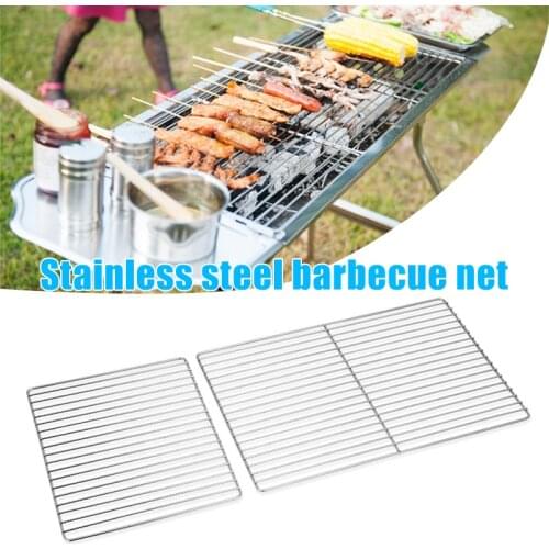 Barbecue BBQ Grill Net Stainless Steel Rack Grid Grate Replacement for Camping YE-Hot