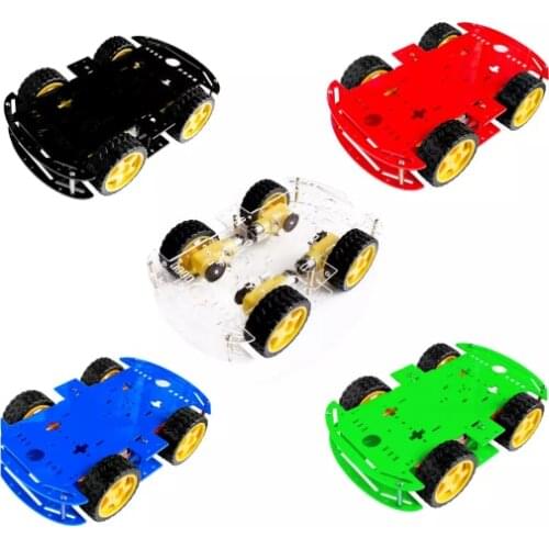 Smart car chassis / 4WD / 4 wheel drive force chronological / Qiangci, motor / belt the code disc / tachometer