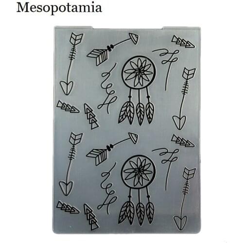 DIY Scrapbooking Arrow Catch Dreams Embossing File Templates Card Making Plastic Template Garden Crafts Sewing Embossing Folders