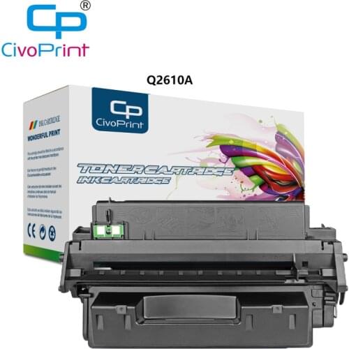 Civoprint compatible toner cartridge for HP Q2610A Q2610 2610A 2610 10A 2300 2300D 2300N 2300DN 2300DTN 2300L 6000 pages printer