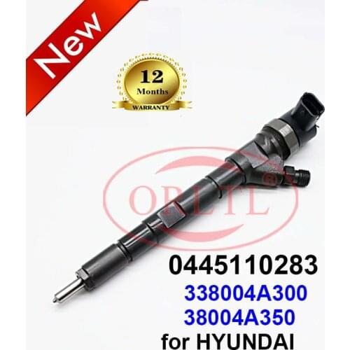 ORLTLDiesel Engine Fuel Injector 338004A300 0445110283 38004A350 0 445 110 283 Auto Fuel Injector for HYUNDAI